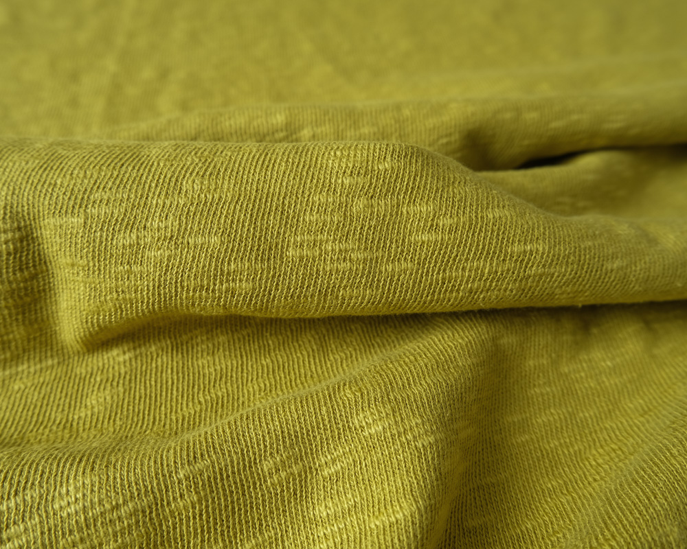 Chartreuse - Cotton Slub Sweater Knit | Lyrical Fabrics
